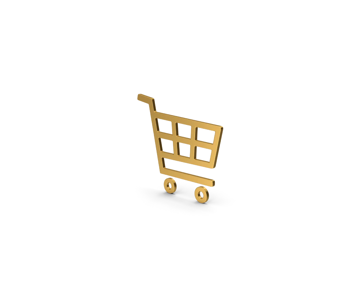 Einkaufswagen Symbol - Eigenverantwortlicher Vermögensaufbau